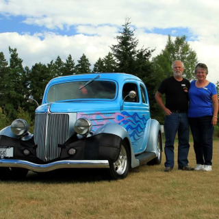 1936 Ford Humpback - Owners John and Karen Logan